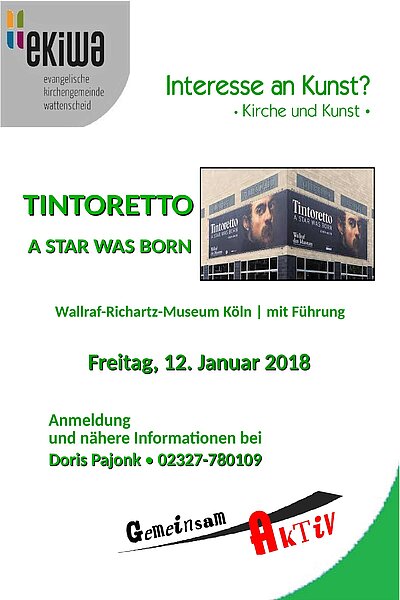Gemeinsam aktiv, Besuch TINTORETTO, Wallraf-Richartz-Museum Köln 12.1.2018,  KLicken auf die Grafik öffnet eine pdf-Datei